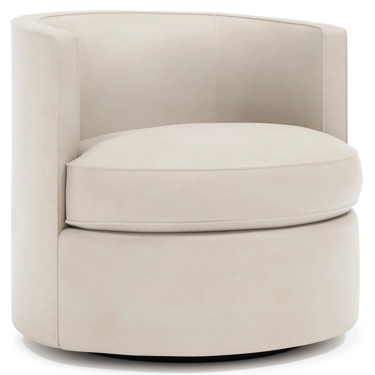 Fleur Leather Swivel Chair