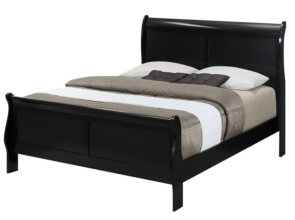 Crown Mark Furniture Louis Philip Twin Bed in Black image