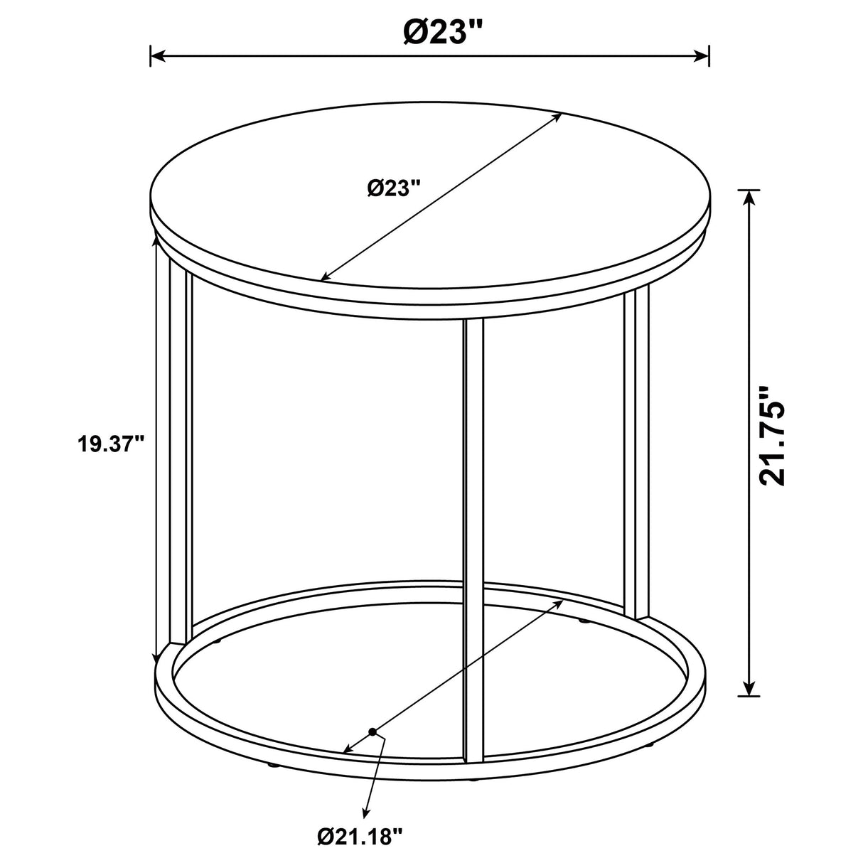 Lainey End Table - galleria furniture outlet