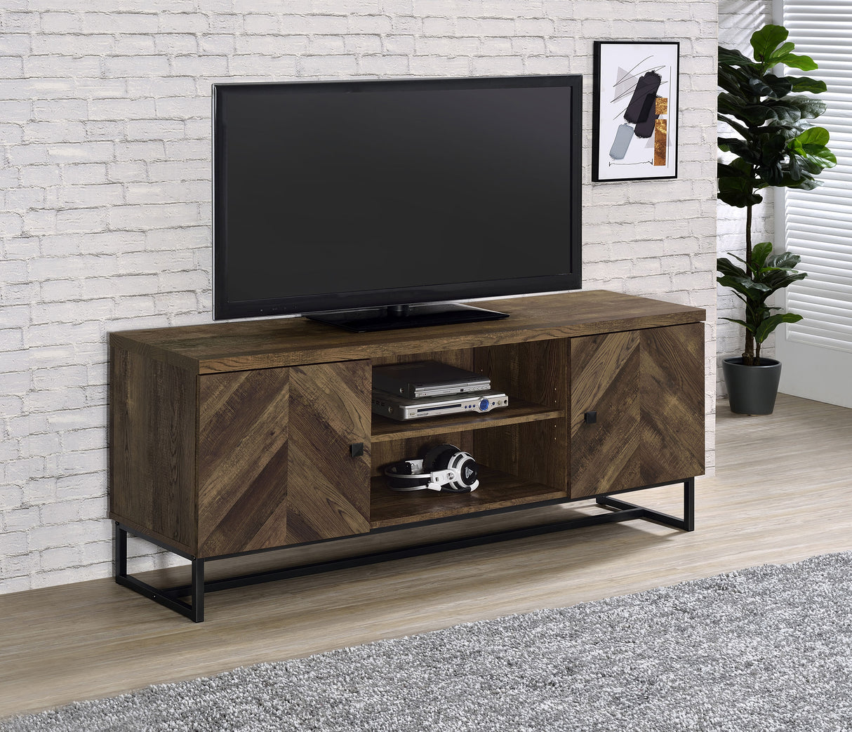 Myles TV Stand - galleria furniture outlet