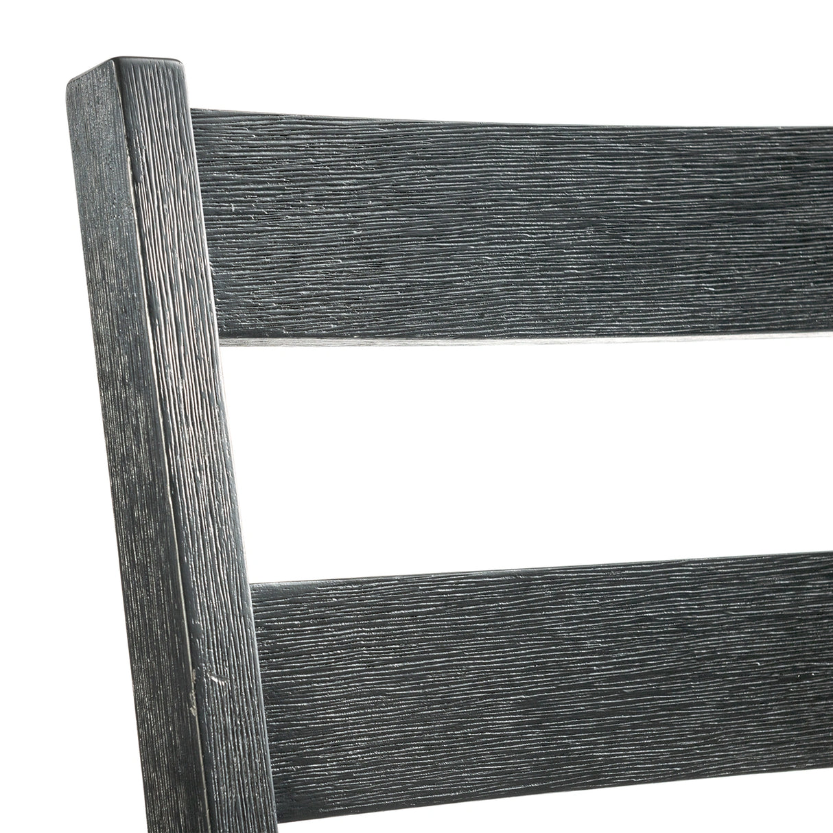 Martin Side Chair with Grey Fabric - Black Finish (2 Per Carton)