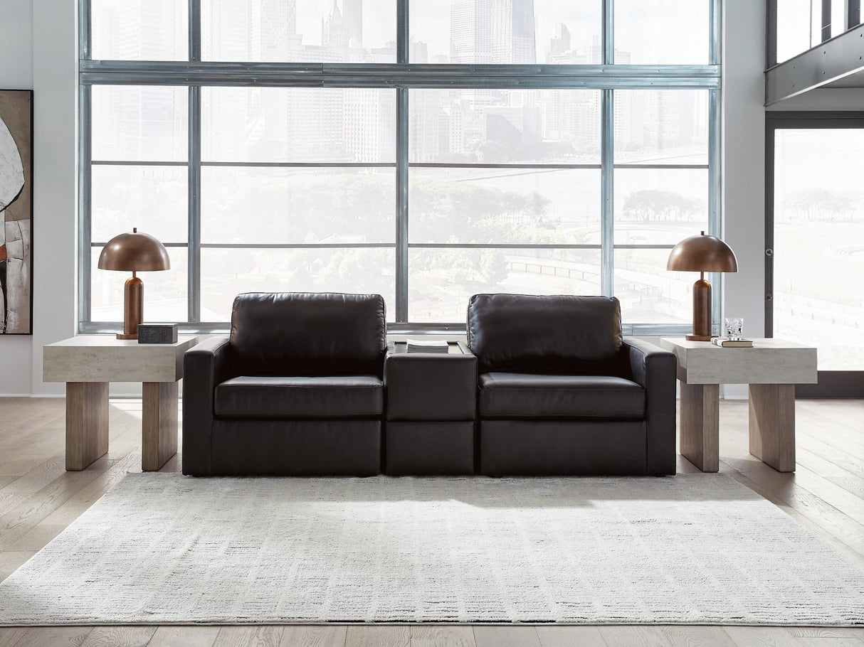 Modmax II Sectional Sofa with Storage Console - galleria furniture outlet