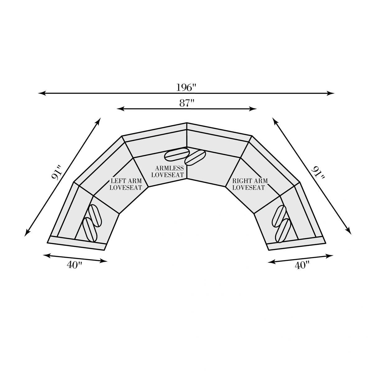 Soleil Fabric Sectional