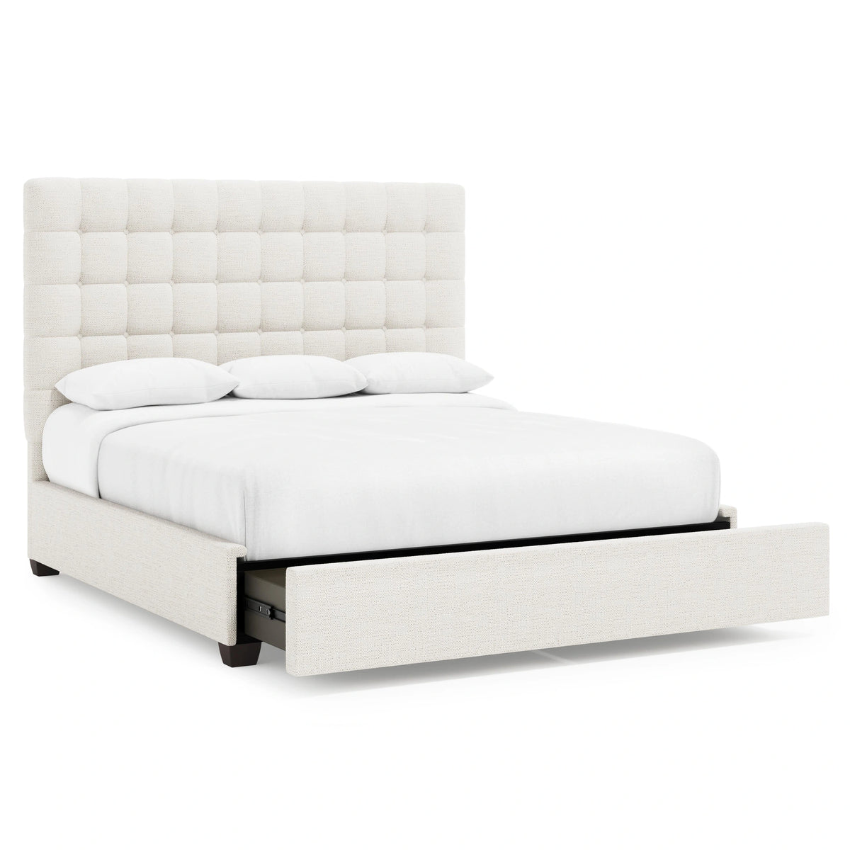 Avery Fabric Storage Panel Bed King (66" H)