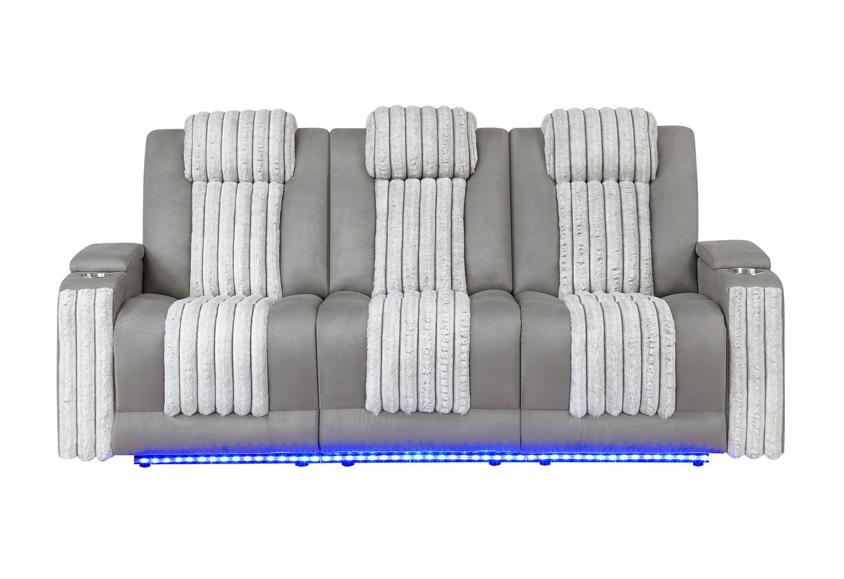 U8000 Pwr Rec Sofa with PHR, Ddt, Reading and LED