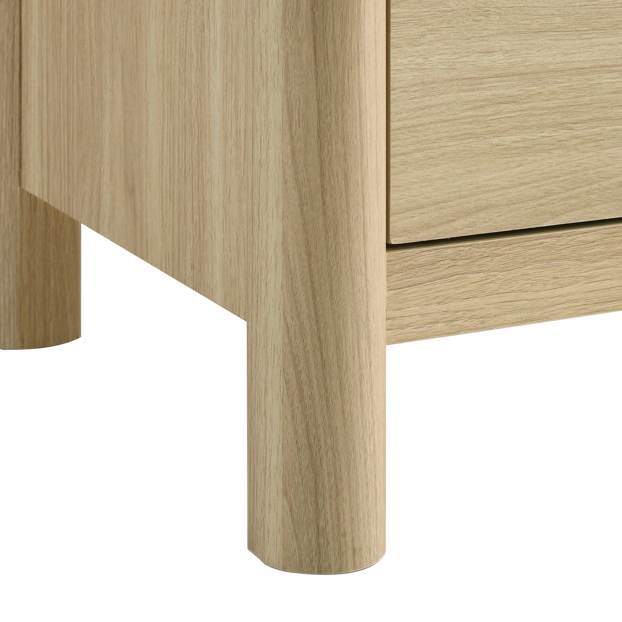 Jonas Dresser and Mirror Set in Natural