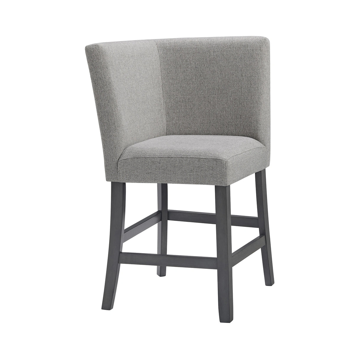 Seneca Counter 3PC Corner Bench with Grey Fabric