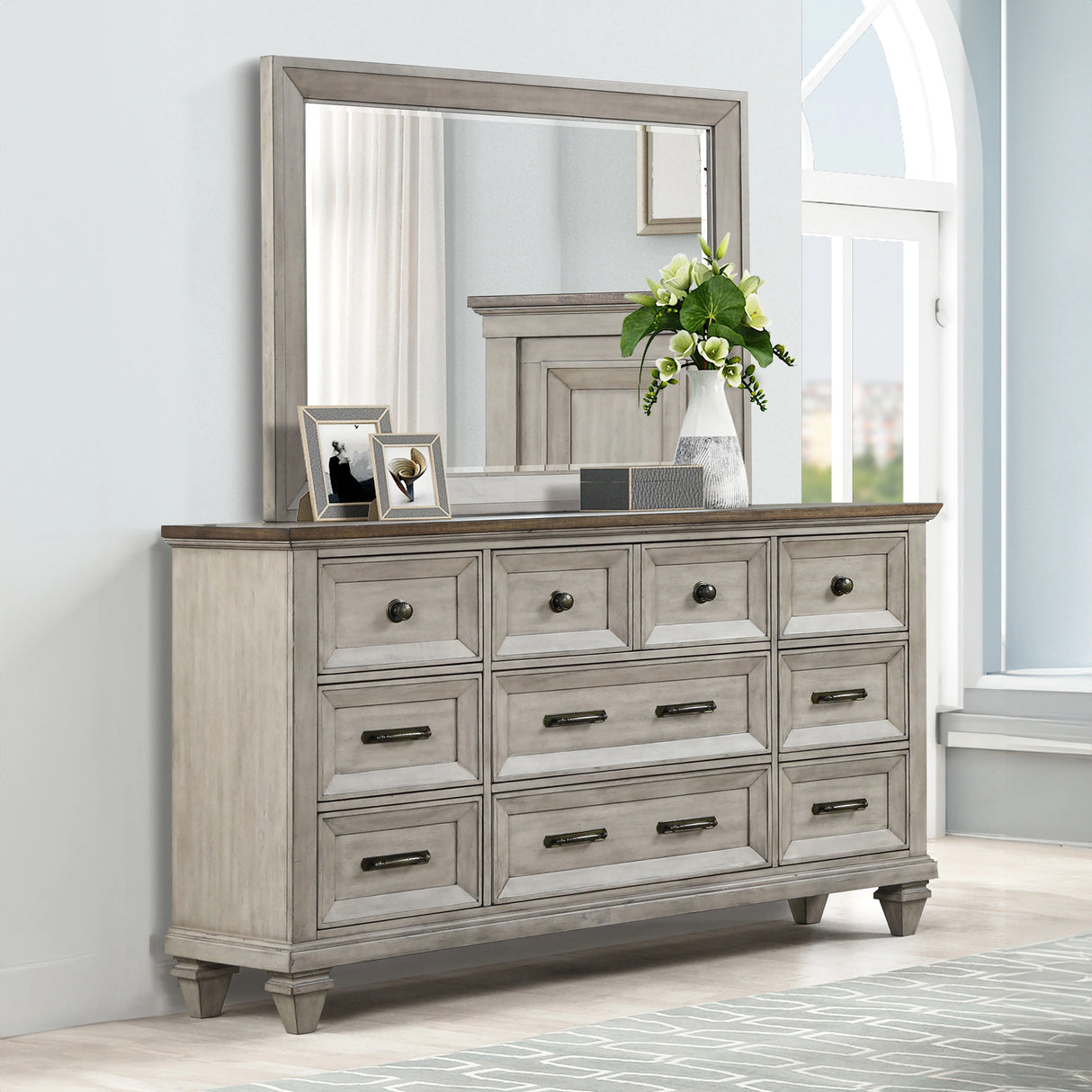 Mariana Mirror-Vintage Creme