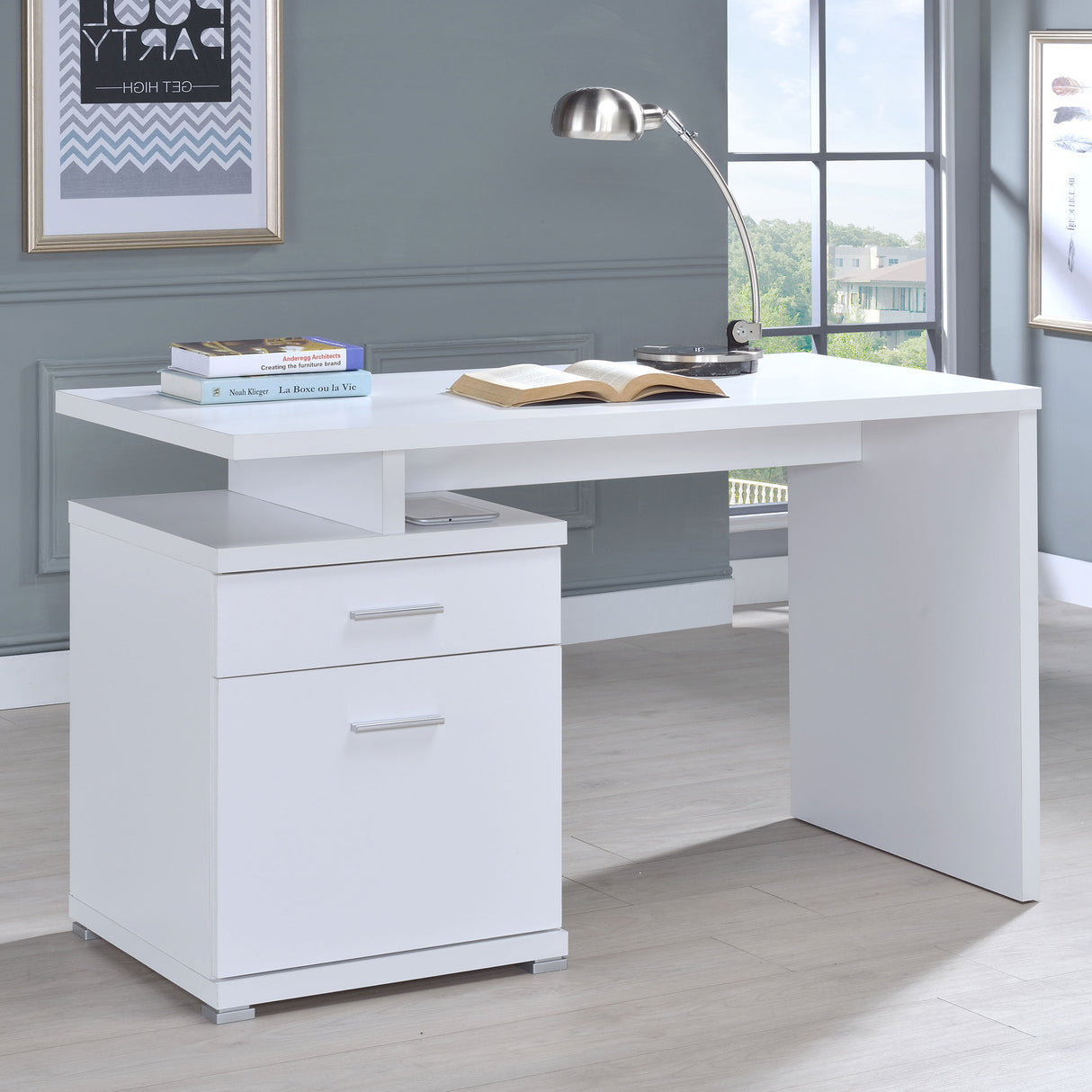 Irving Computer Desk - galleria furniture outlet