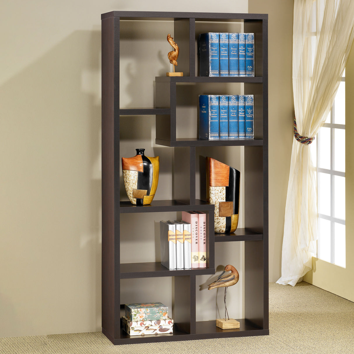 Theo Bookshelf - galleria furniture outlet