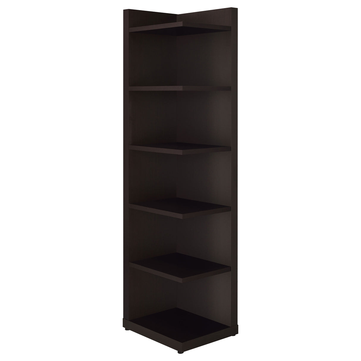 Alder Corner Bookcase - galleria furniture outlet