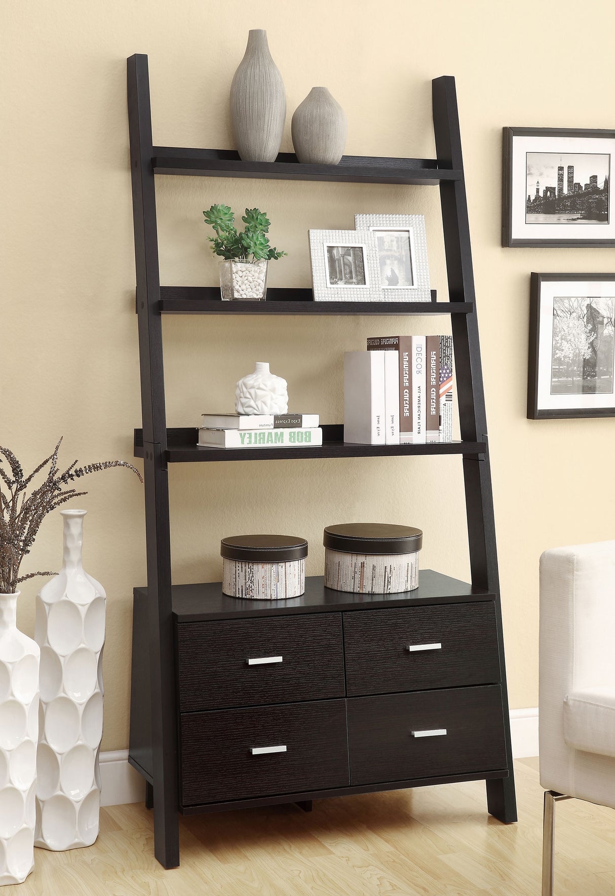 Colella Bookshelf - galleria furniture outlet