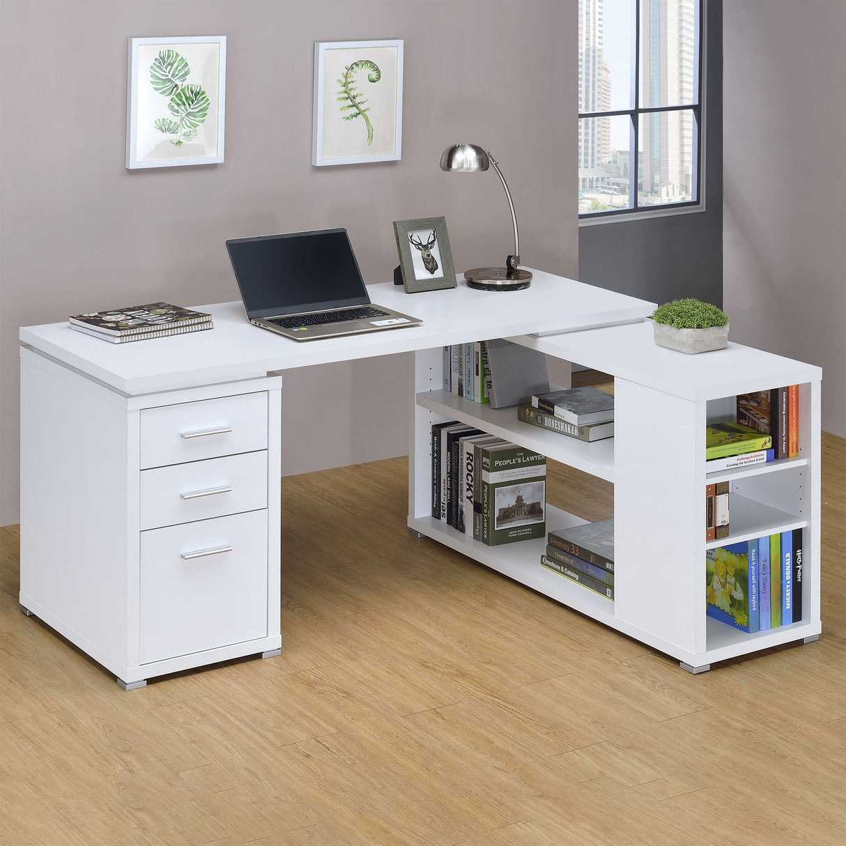 Yvette Computer Desk - galleria furniture outlet