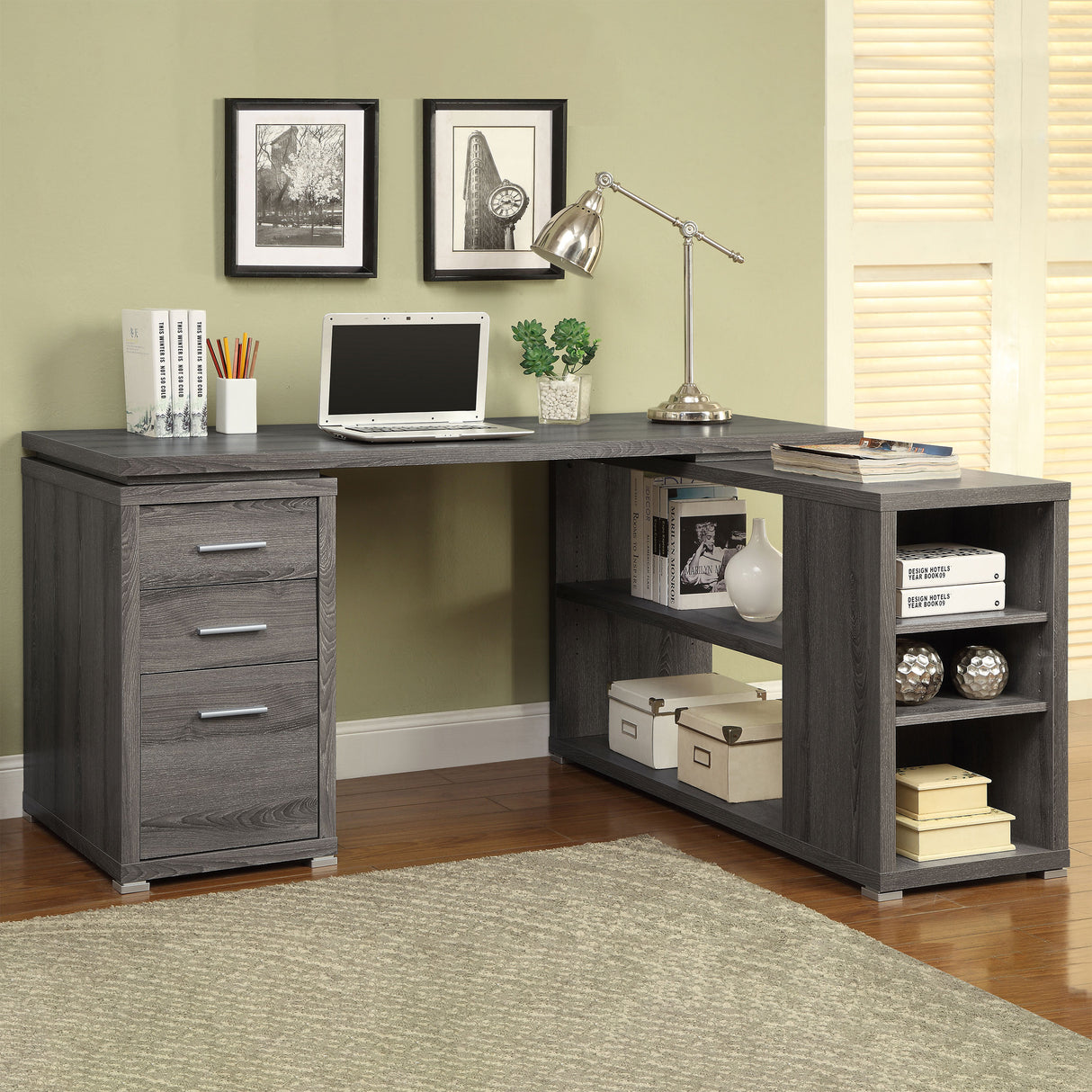 Yvette Computer Desk - galleria furniture outlet