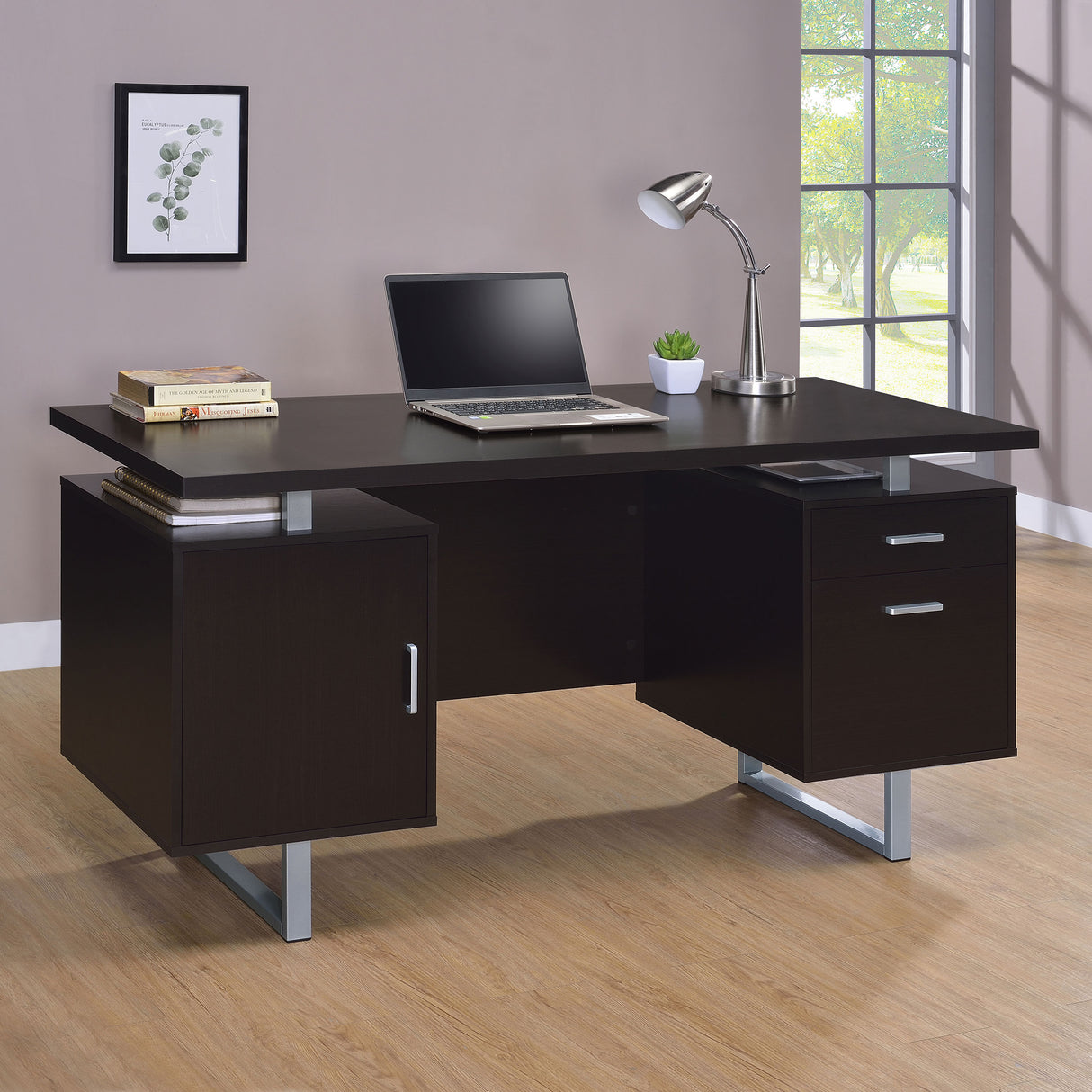 Lawtey Computer Desk - galleria furniture outlet