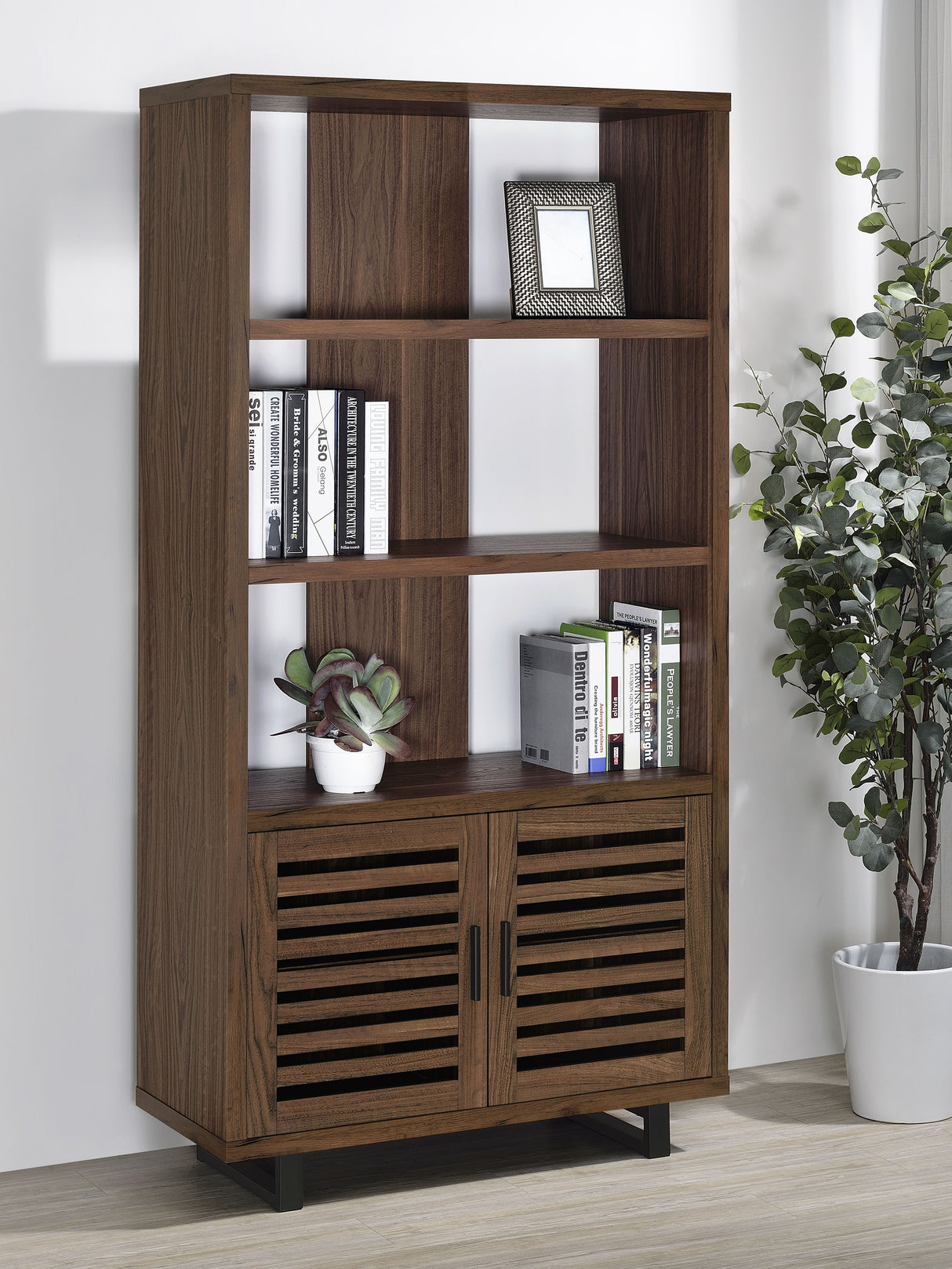 Maddox Bookshelf - galleria furniture outlet