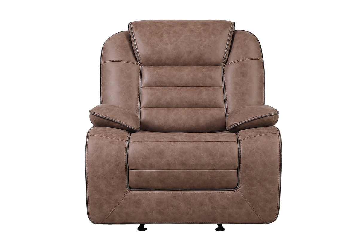 U2250 Brown Glider Recliner
