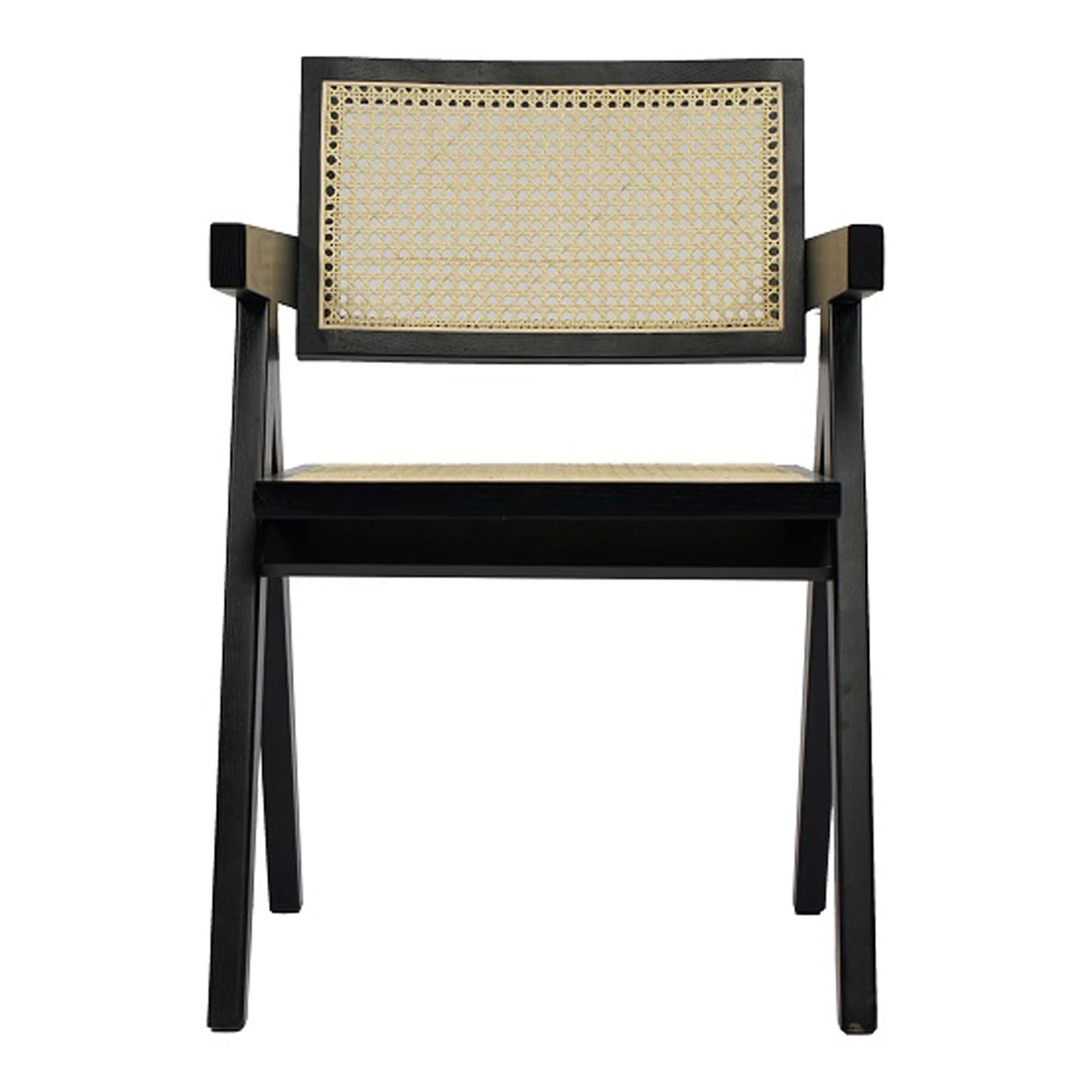Aurora Modern Rattan Dining Arm Chair