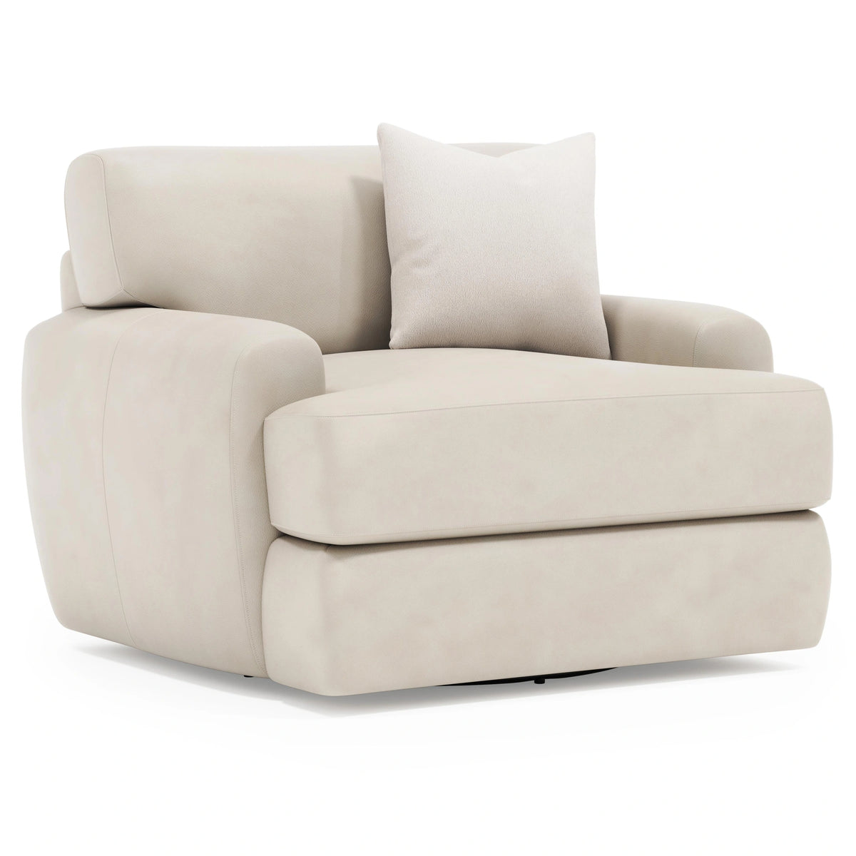 Cameron Leather Swivel Chair