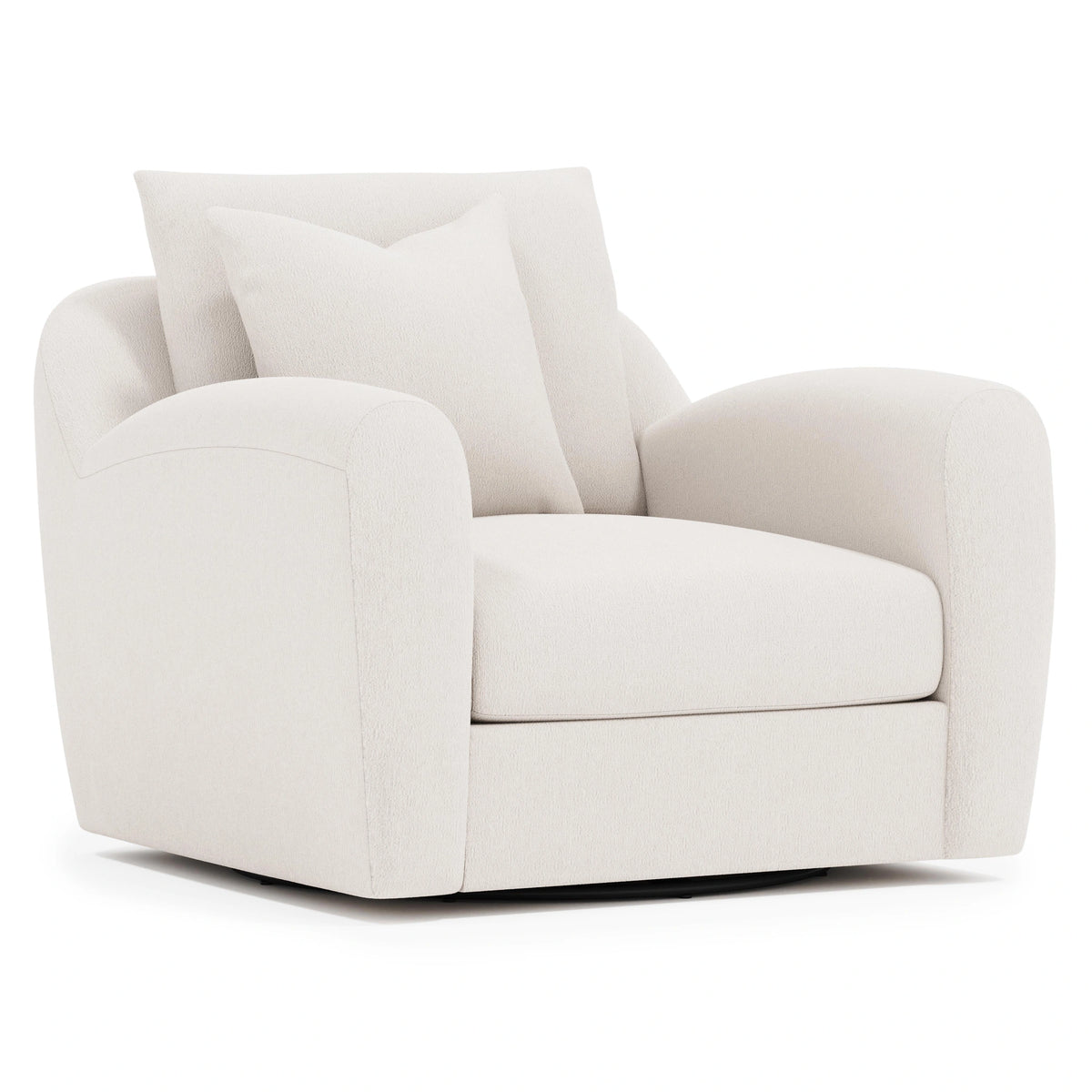 Asher Fabric Swivel Chair