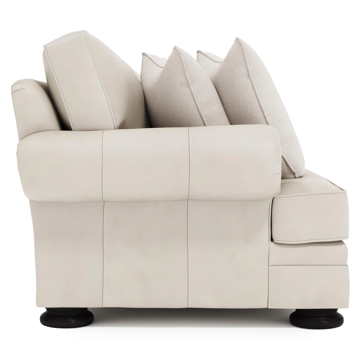 Foster Leather Sofa Without Nails