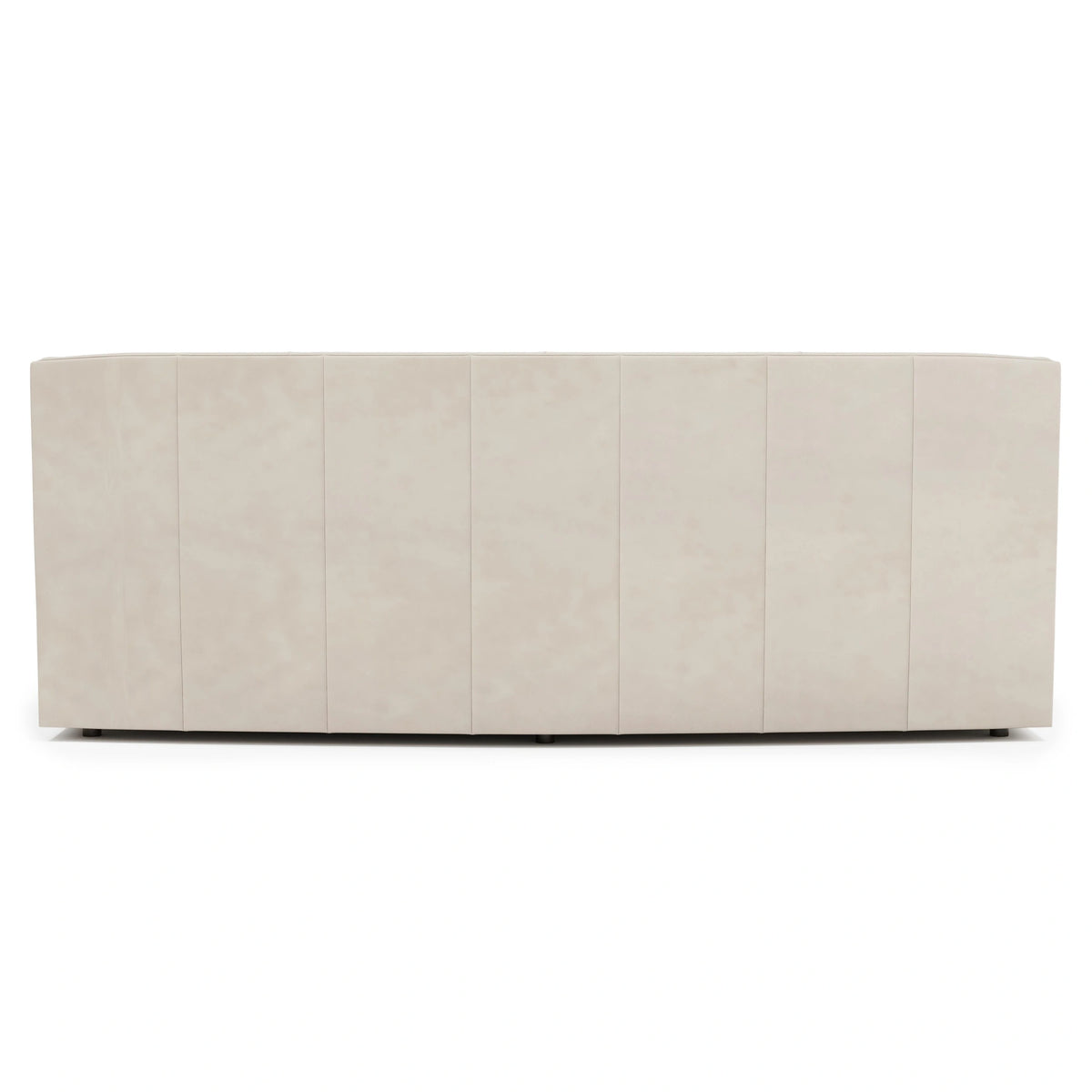 Candace Leather Sofa Without Pillows & Nails