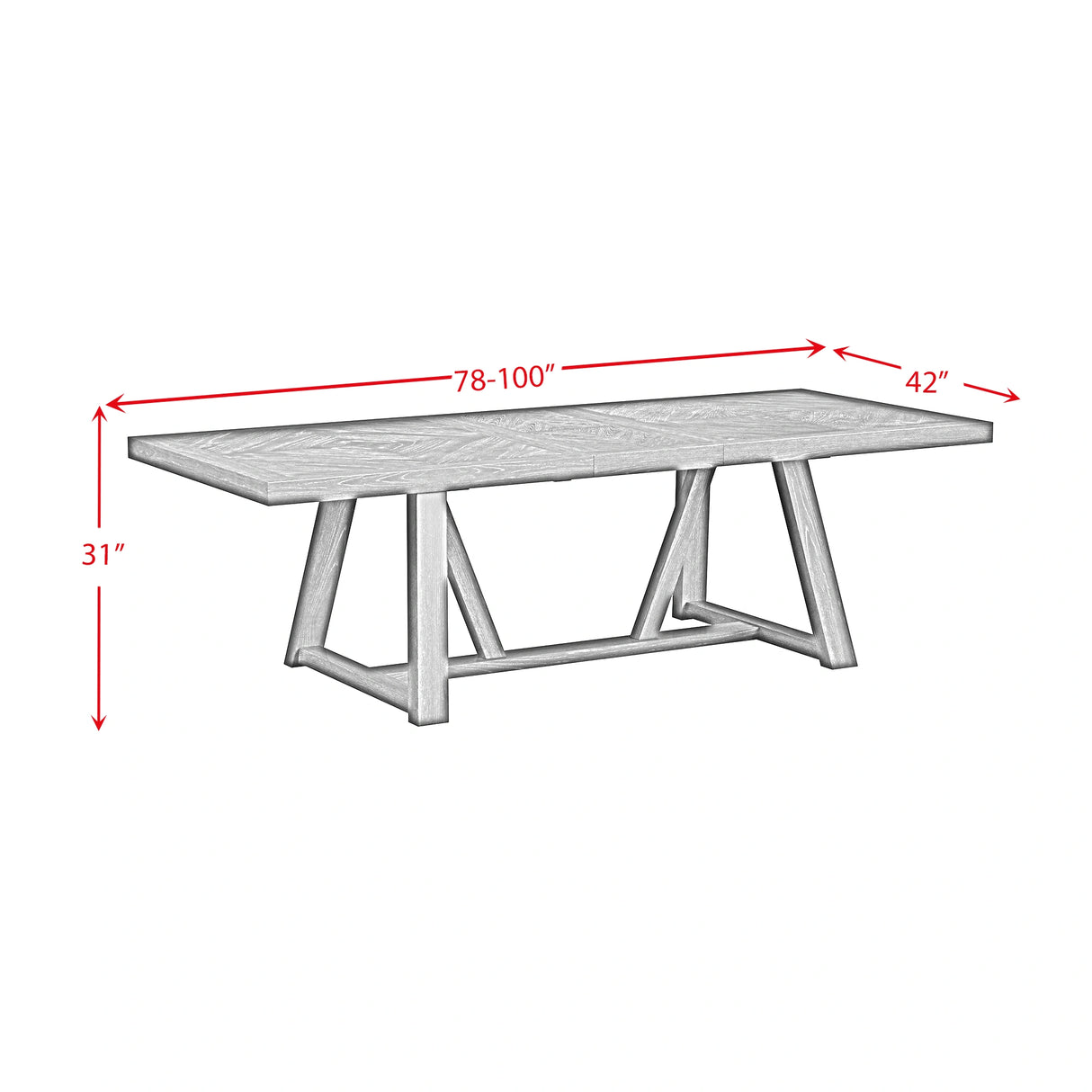 Transcend Dining Set in Charcoal