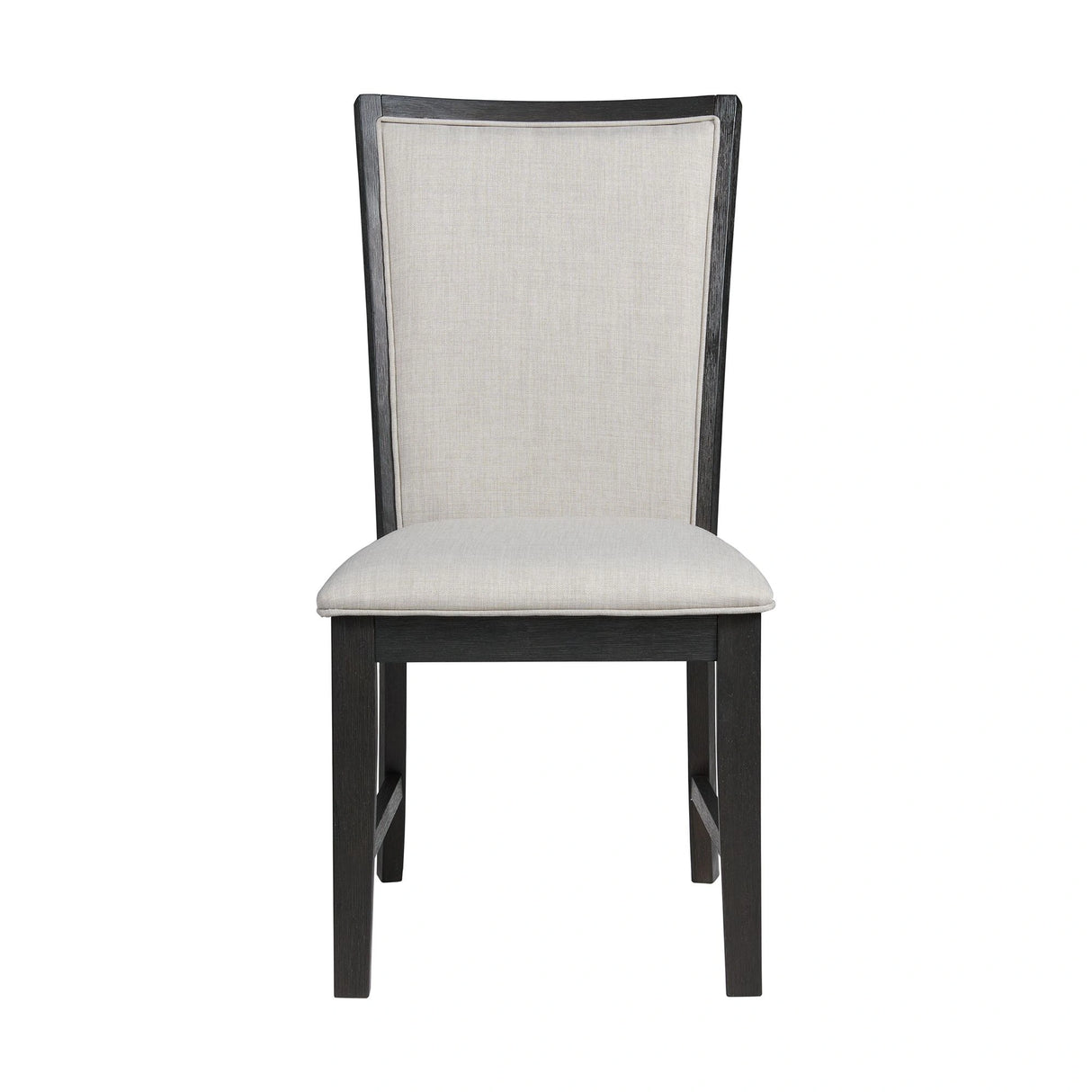 Grady 7PC Dining Set in Black-Table & Six Slat Back Chairs