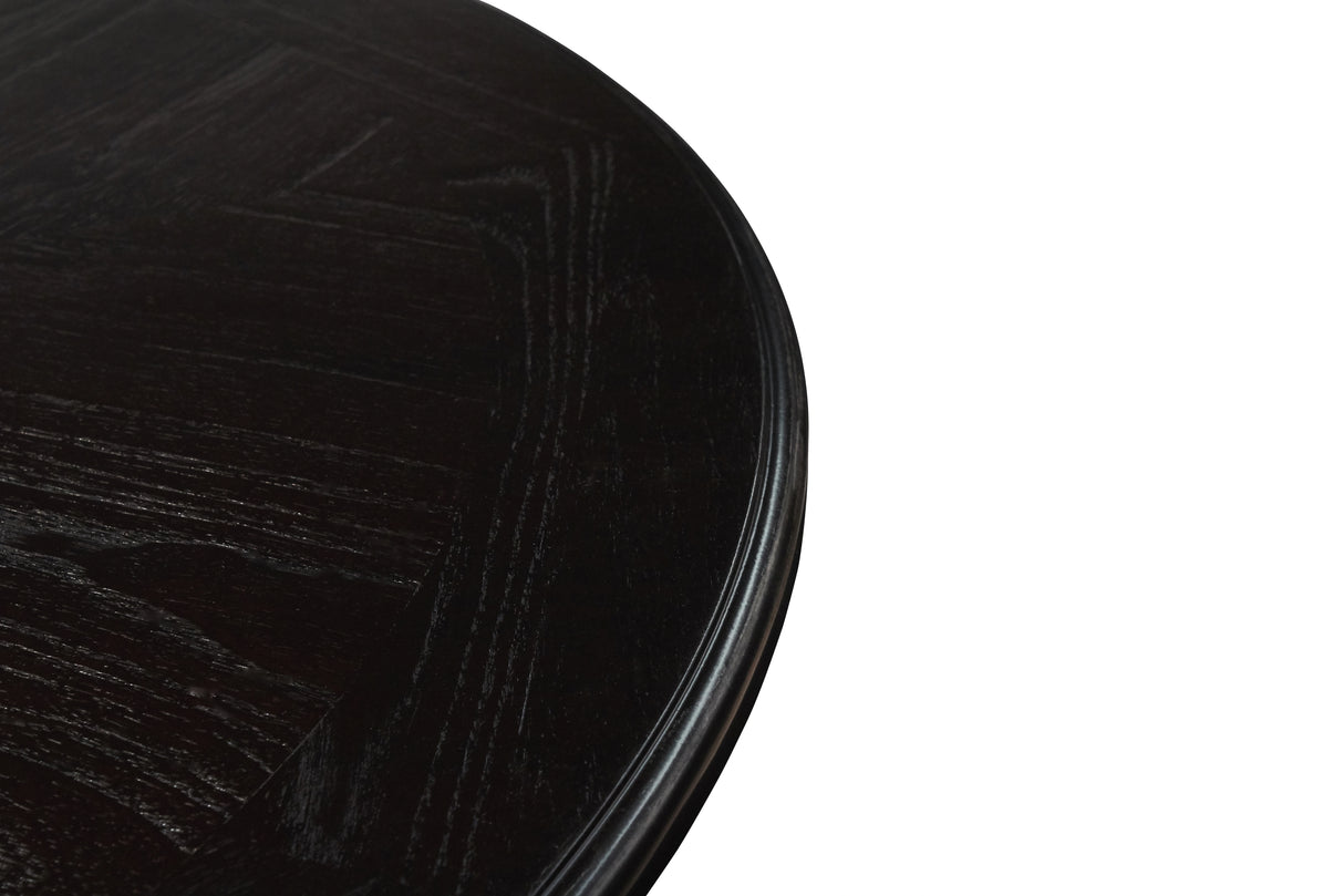 Gia 5 Pc 42" Round Counter Dining Table & 4 Chairs-Ebony
