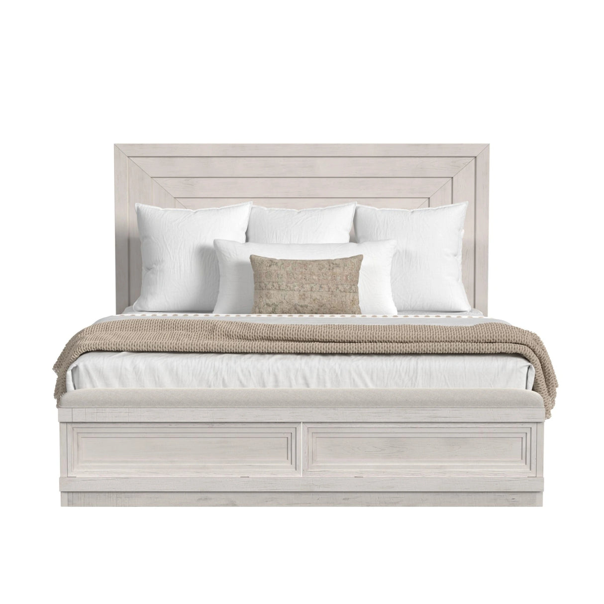 Avalanche Storage Bed in Antique White
