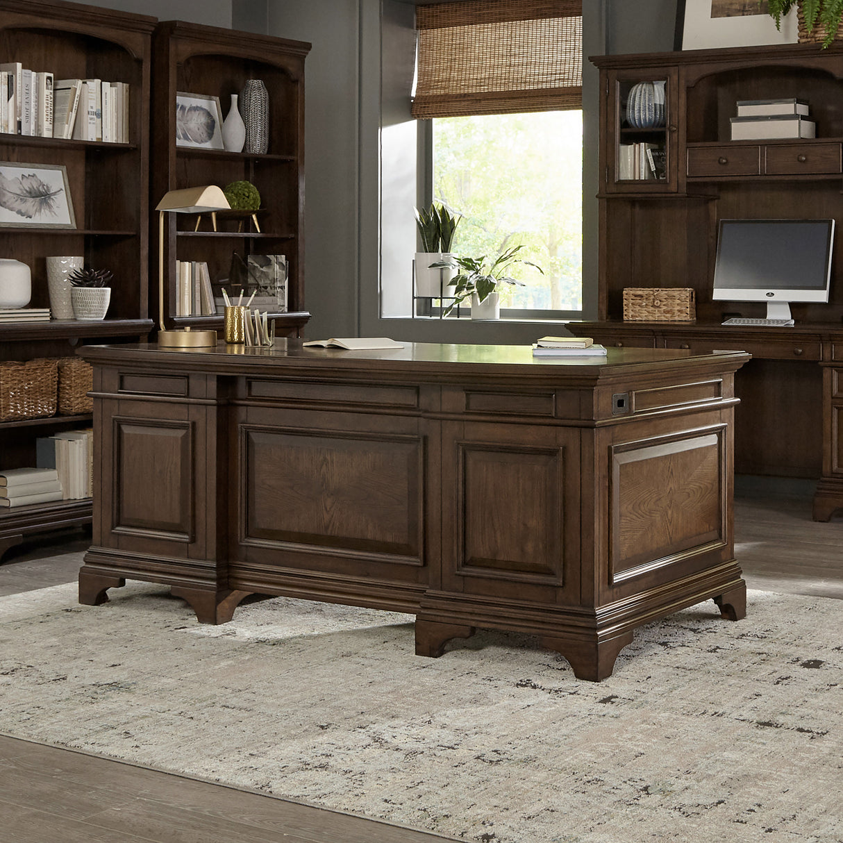 Hartshill Executive Desk - galleria furniture outlet