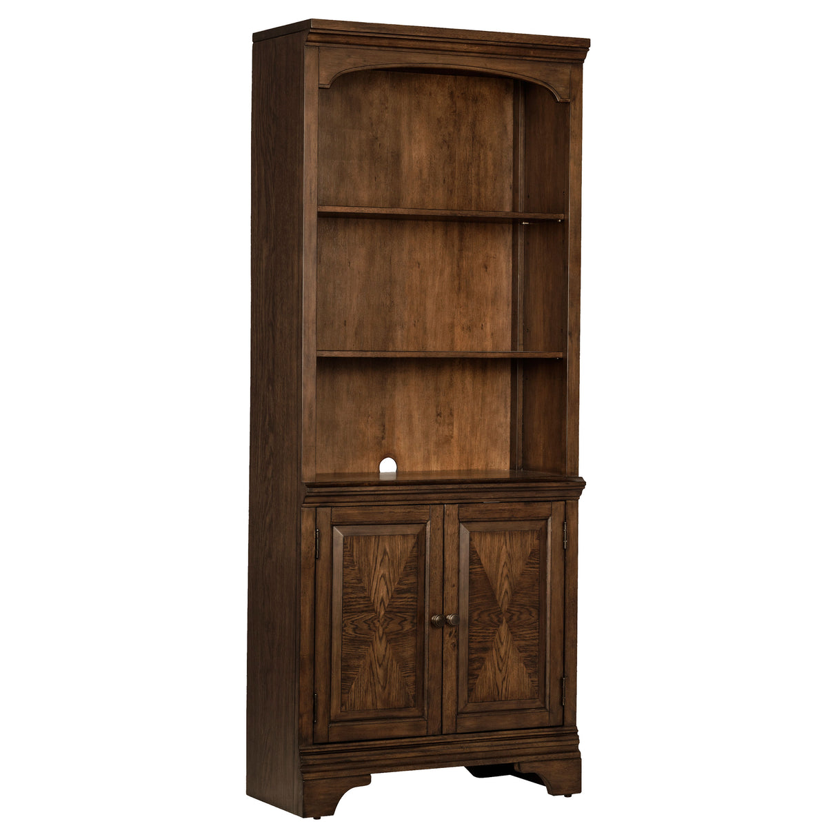 Hartshill Bookcase with Cabinet - galleria furniture outlet