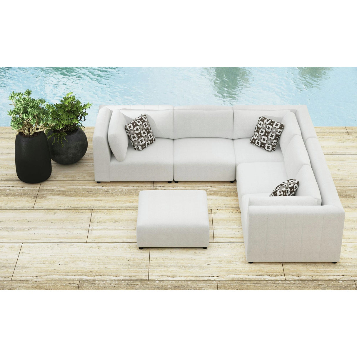Zandara Modular Set in Olefin Beige