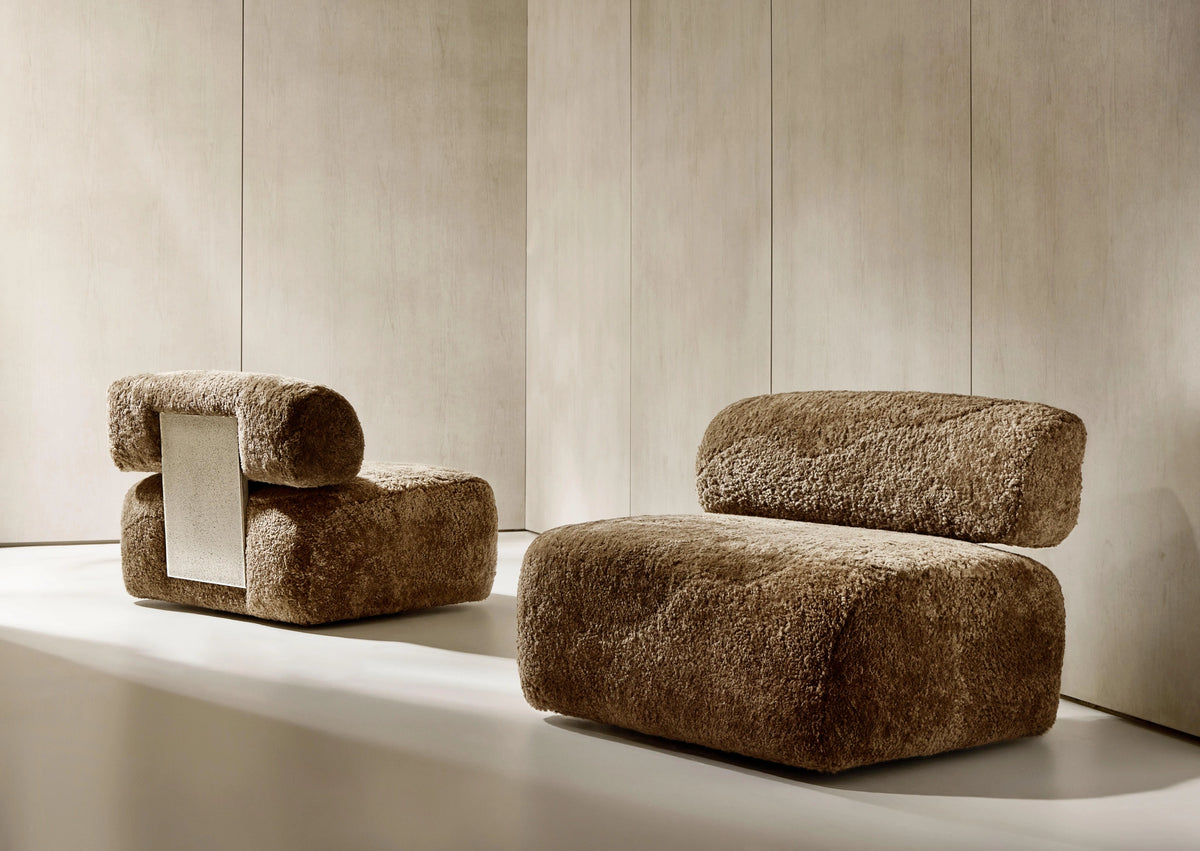 Paley Shearling Swivel Chair