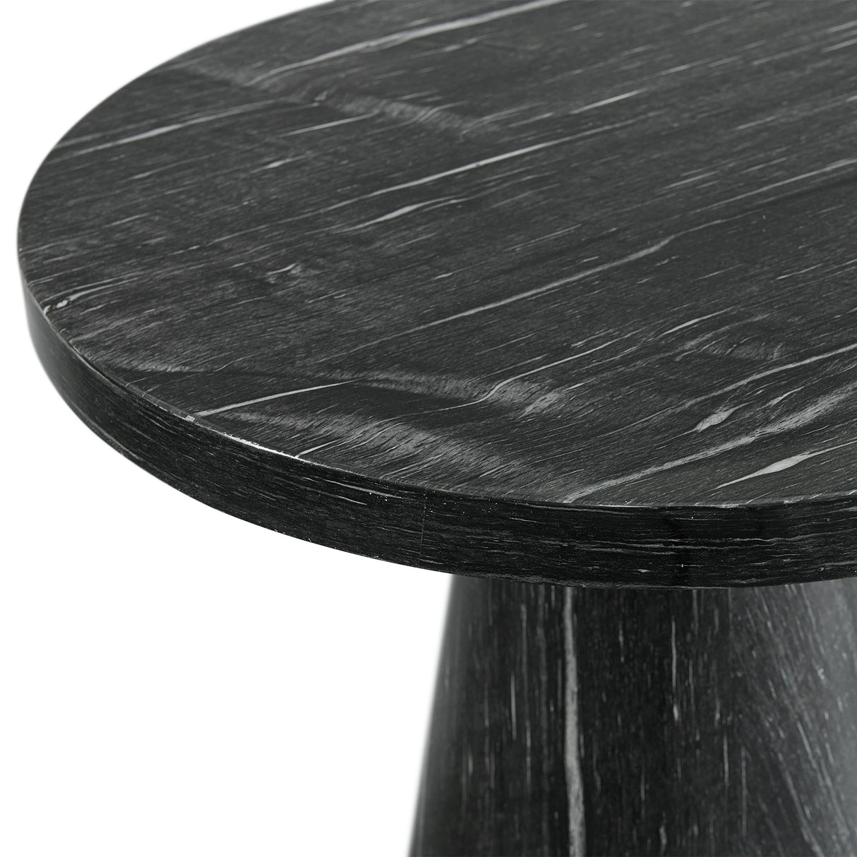 Bellini Round Occasional End Table Complete in Grey