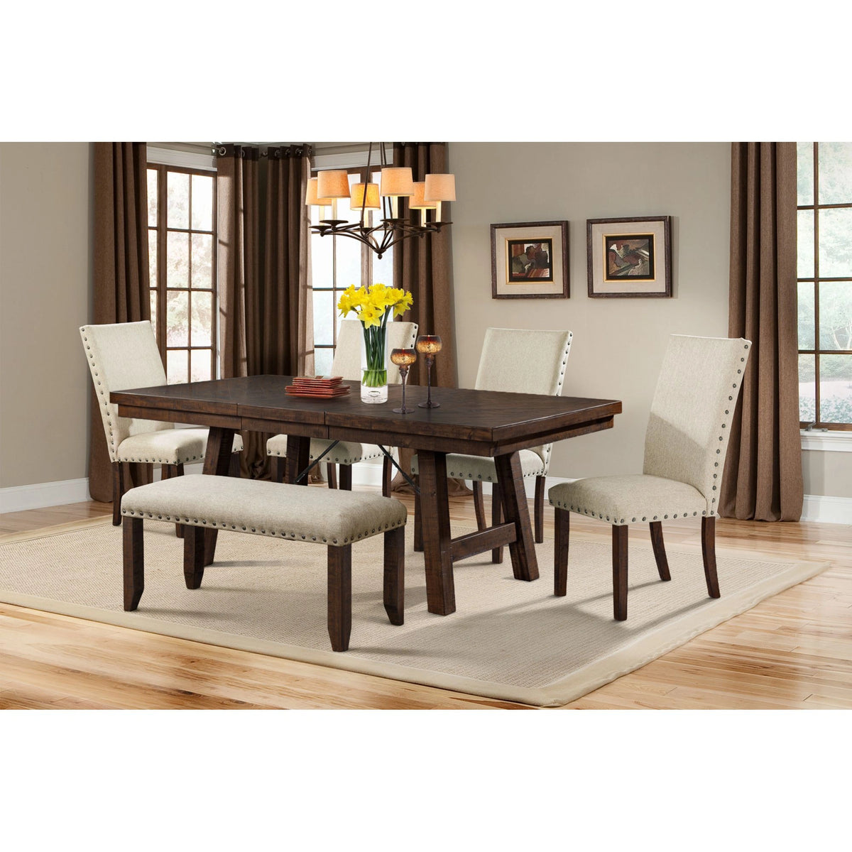 Jax Dining Set in Cherry