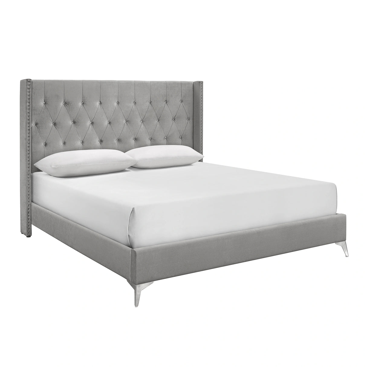 HUXLEY Eastern King EK HB, FB AND SLATS-GRAY