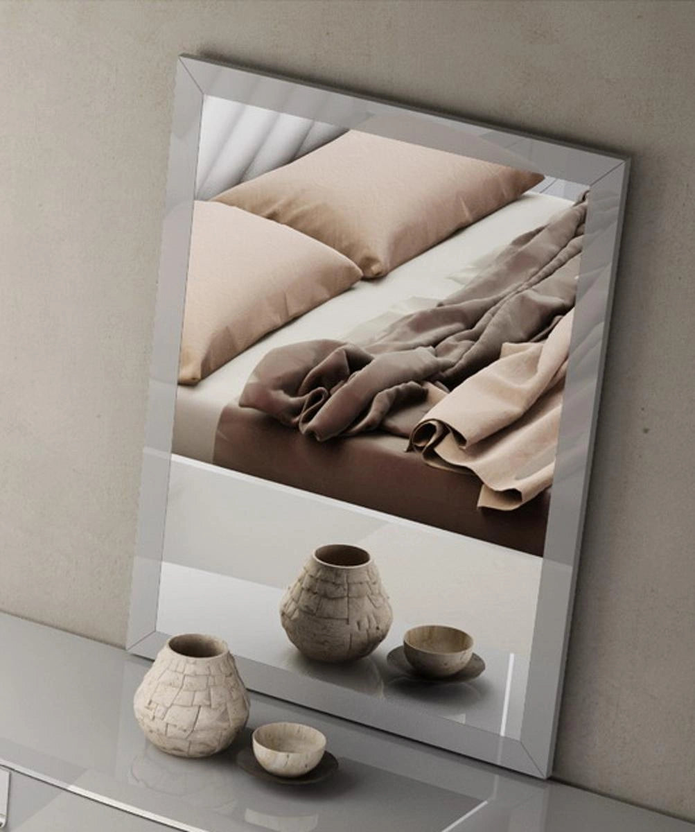 J&M Furniture New York Mirror in Grey