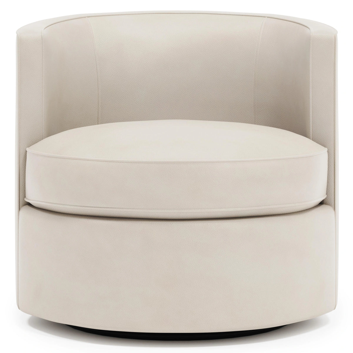 Fleur Leather Swivel Chair