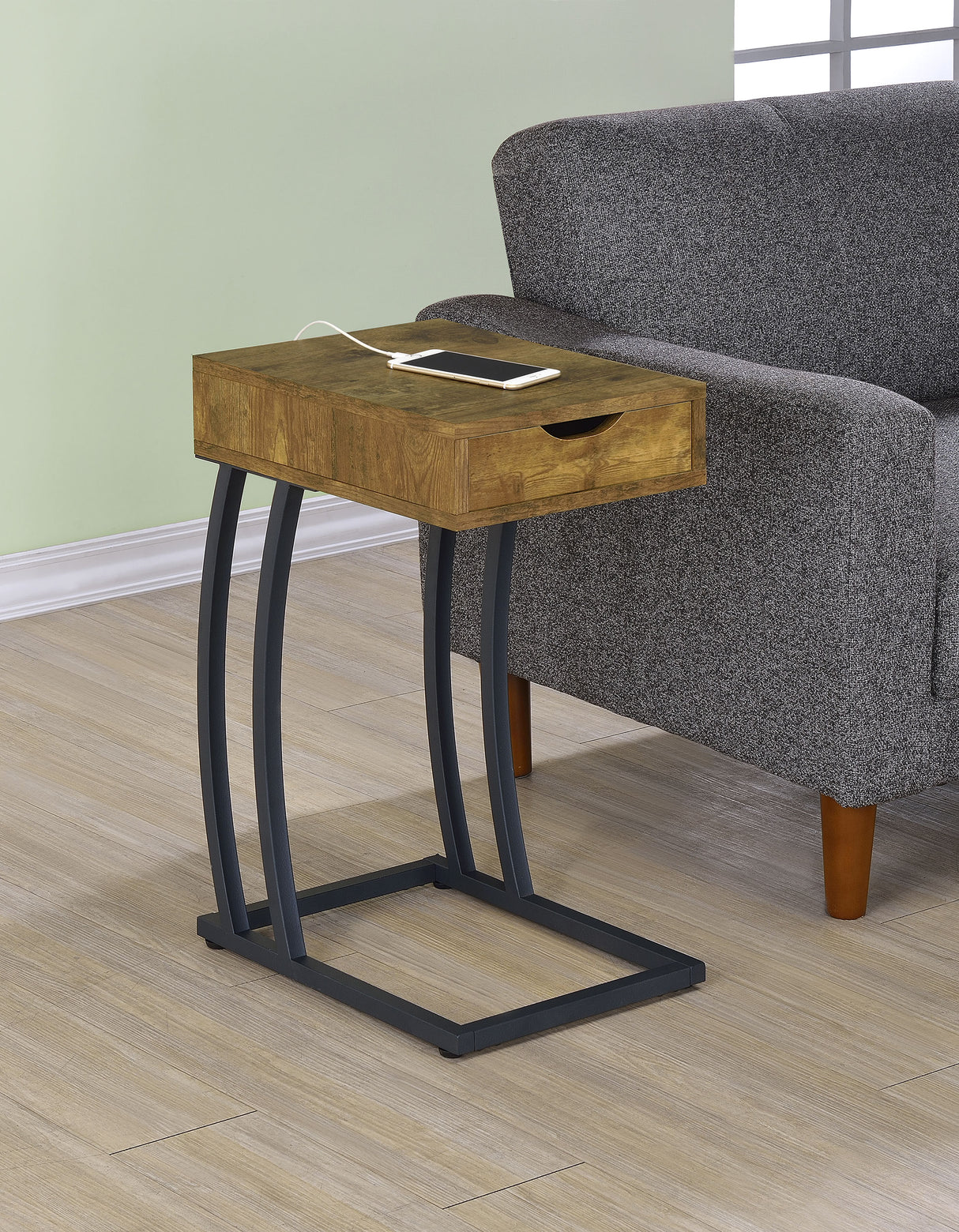Troy Side Table - galleria furniture outlet