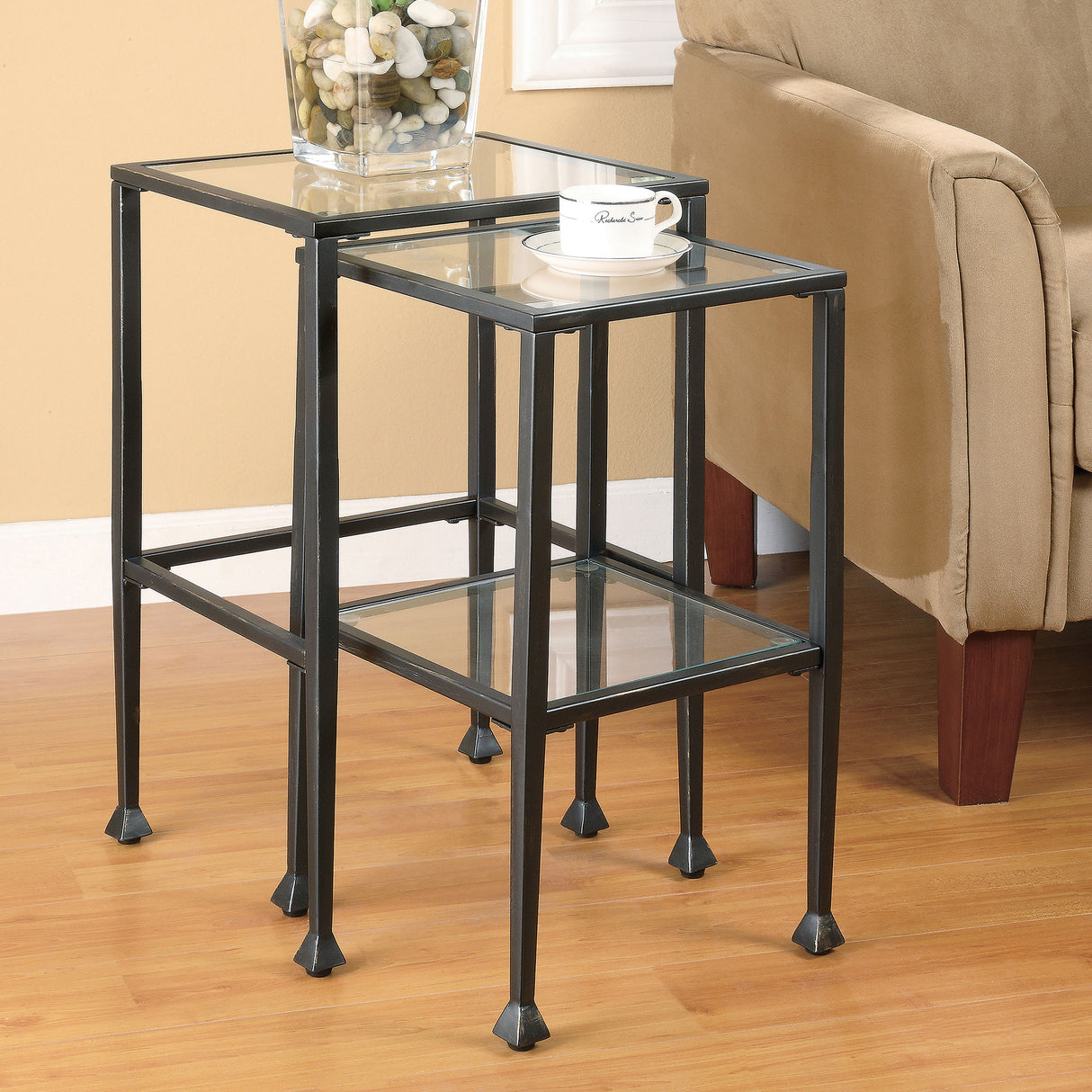Leilani Nesting Table Set - galleria furniture outlet