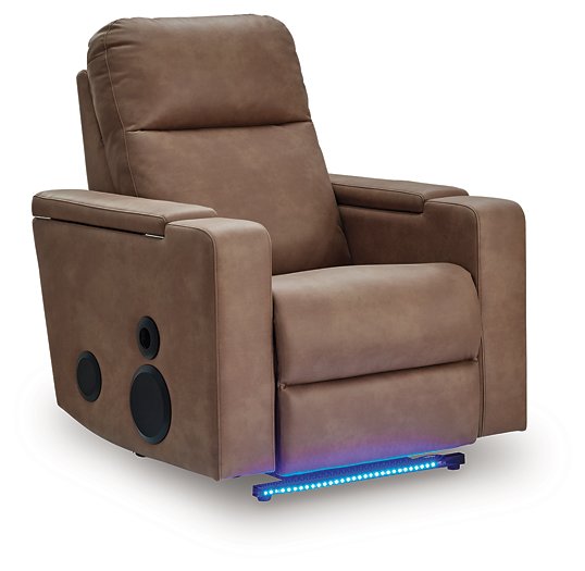 Lorrenton Power Glider Recliner with Audio System - galleria furniture outlet