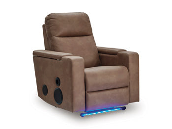 Lorrenton Power Glider Recliner with Audio System - galleria furniture outlet