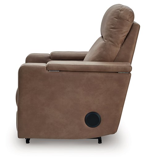 Lorrenton Power Glider Recliner with Audio System - galleria furniture outlet