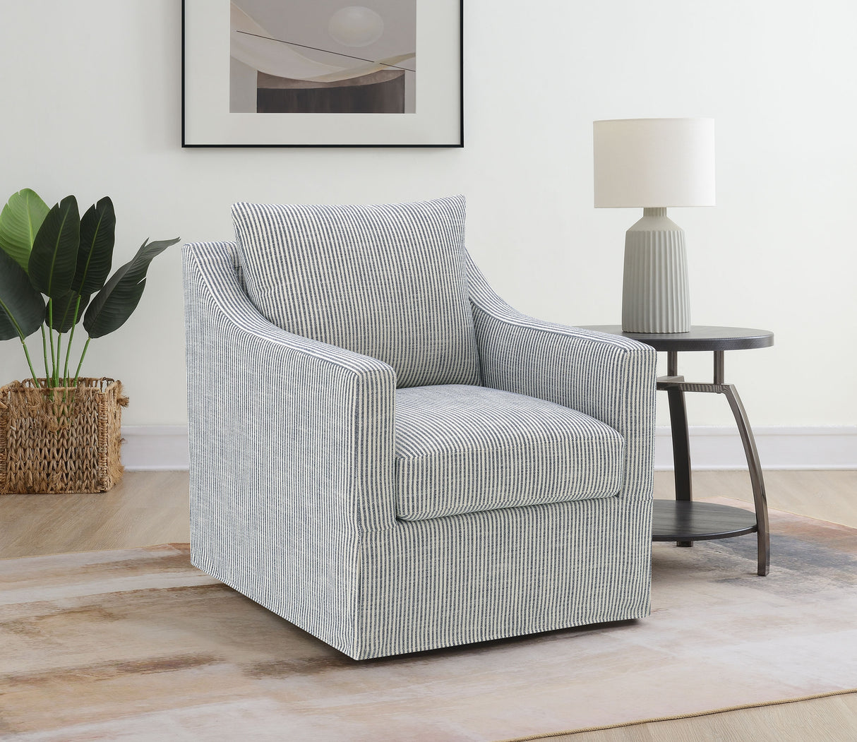 Winter Swivel Accent Chair