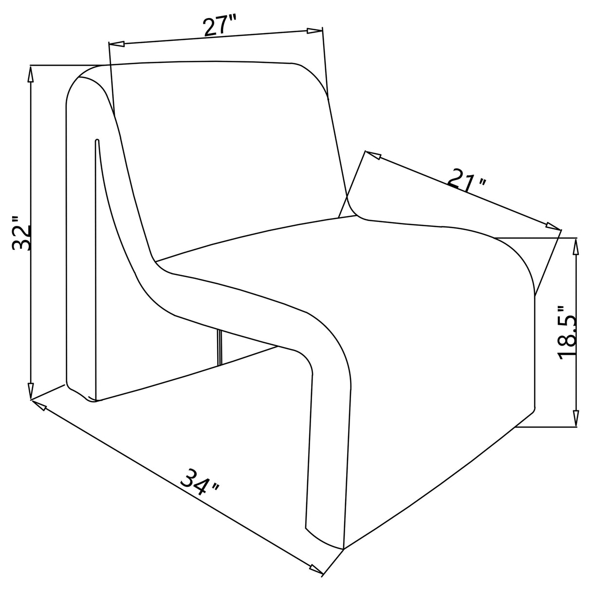 Drayton Accent Chair - galleria furniture outlet