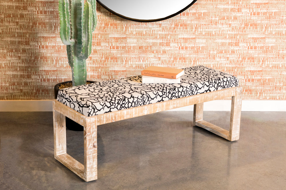 Aiden Accent Bench - galleria furniture outlet
