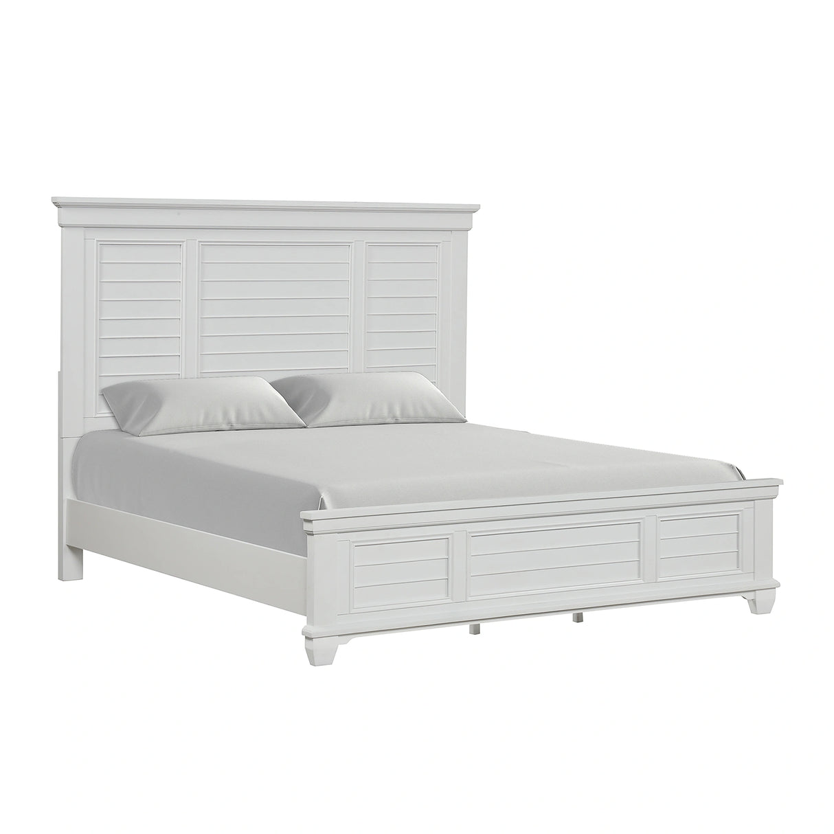JAMESTOWN 6''6" / 6''0" K FOOTBOARD & SLATS- WHITE