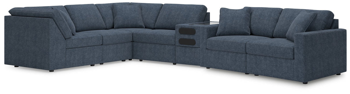 Modmax Sectional with Audio Console - galleria furniture outlet