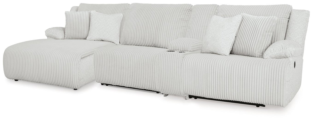 Top Tier Reclining Sectional with Chaise - galleria furniture outlet